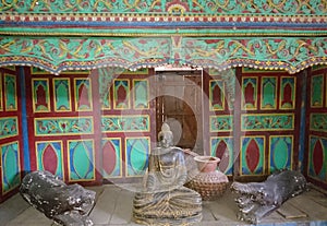 Door bouddha handicraft photo