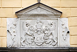 Door of the Brotherhood of Blackheads in Tallinn