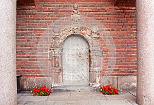 Door of the building of a City Hall, Stockholm