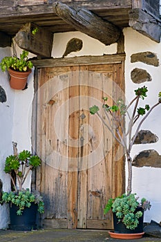 Door of a Canarian rural home