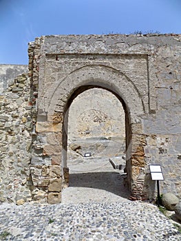 Door in the Castle of the Guzman el Bueno-Tarifa-Cadiz -Andalusia photo