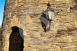 Door in castle wall