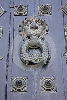 Door of Cathedral, detail. Santiago de Compostela