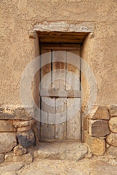 Door of a Celtiberian dwelling in Numantia photo