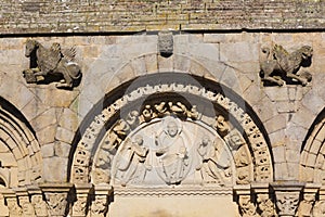 Door in the Church of Dinan
