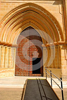 Door church La Cartuja photo