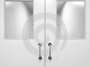 Door in cleanroom