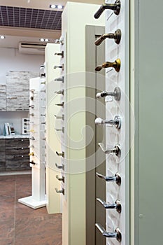 Door closers in a specialized store