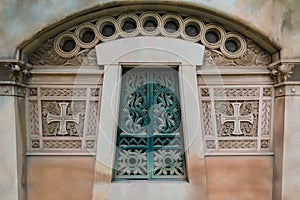 Door of crypt