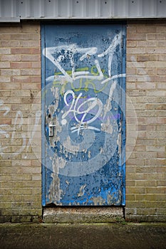 Door of a Derelict Building