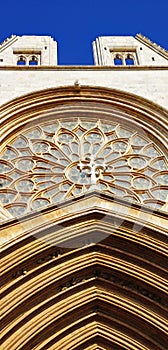 Door detail for backgrounds and textures of the La Catedral Basilica Metropolitana y Primada de Santa Tecla, Tarragona