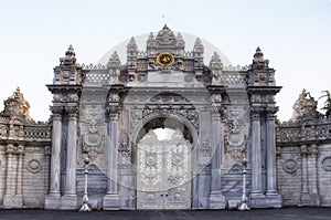 Door of Dolmabahce Palace