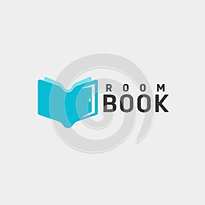door education book library logo template vector illustration icon element