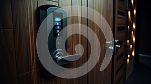 Door electronic access control system machine. Finger print scan devices machine.