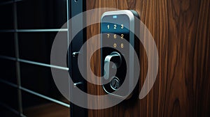 Door electronic access control system machine. Finger print scan devices machine.