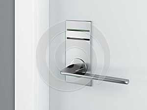 Door and electronic lock