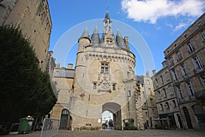 The door or gate Porte Cailhau is beautiful gothic architecture from the 15th century. It is both a defensive gate and triumphal