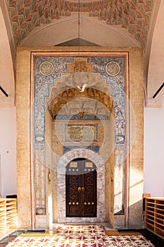 Door of Gazi Husrev-beg Mosque in Sarajevo photo