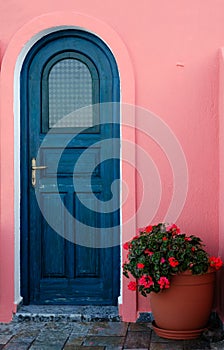 A door on a Greek island