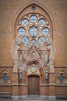 Helsingborg Gustav Adolf Church Door photo