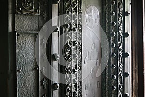 Door of Hagia Sophia museum in Istanbul, Turkey