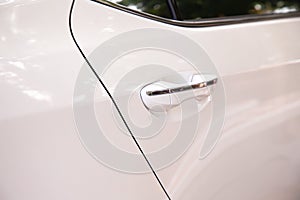 Door handle of car