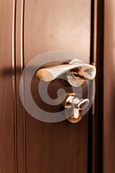 Door handle with lock