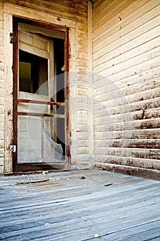 Door of haunted house