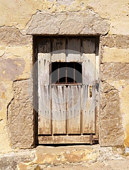 Door of the Hermitage of Santa Justa, Santillana del Mar, Cantabria