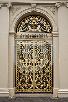 Door at Het Loo palace, Netherlands