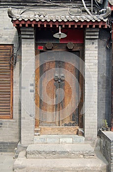 Door of a Hutong courtyard