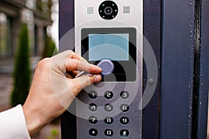 Door Intercom With Camera, Access Control.