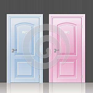 Door in the interior