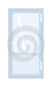 Door isolated vector illustration.