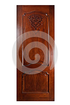 Door isolated on white