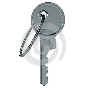 Door Key isolated on white background