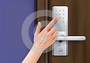 Electronic Door Handle Composition