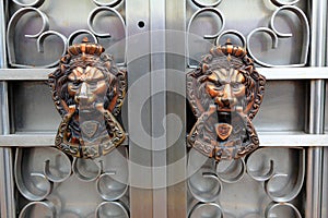 Door knocker in Macau