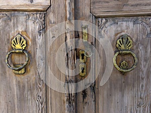 Door knocker used in mansions and historical houses