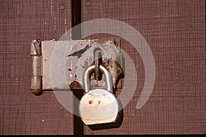 Door lock and hasp