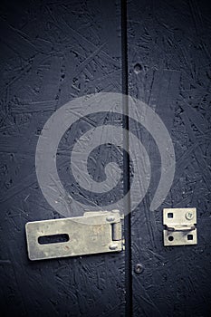 Door lock with hinge