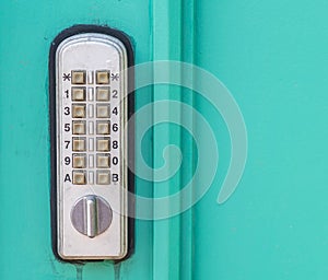 door lock with keypad