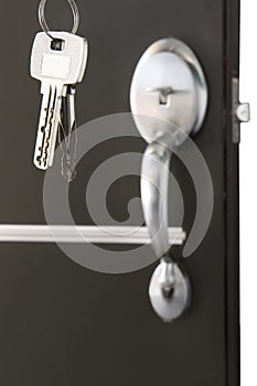 Door lock with keys