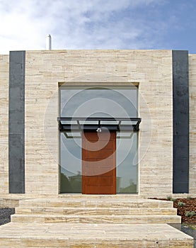 Door of a modern house