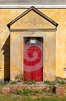 Door of an old building