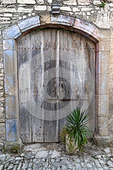 Door of an old village house in Lefkara, Cyprus