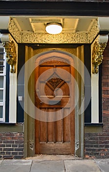 A door in Oxford, England, which is said to have inspired C. S. Lewis for the wardrobe door in the Chronicles of Narnia