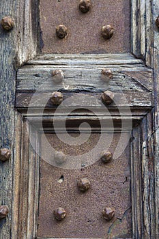 Door of the Palazzo Pubblico, Siena photo