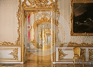 Door perspective at Tsarskoye Selo Pushkin