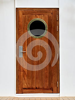 Door porthole ship